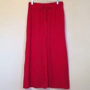 Cloth & Stone red skirt